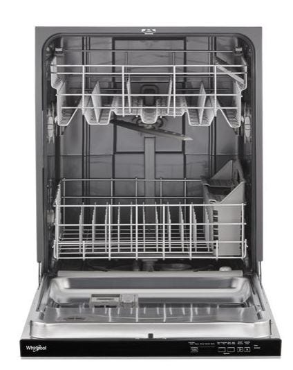 Whirlpool 55 dBA Quiet Dishwasher with Adjustable Upper Rack WDP560HAMZ