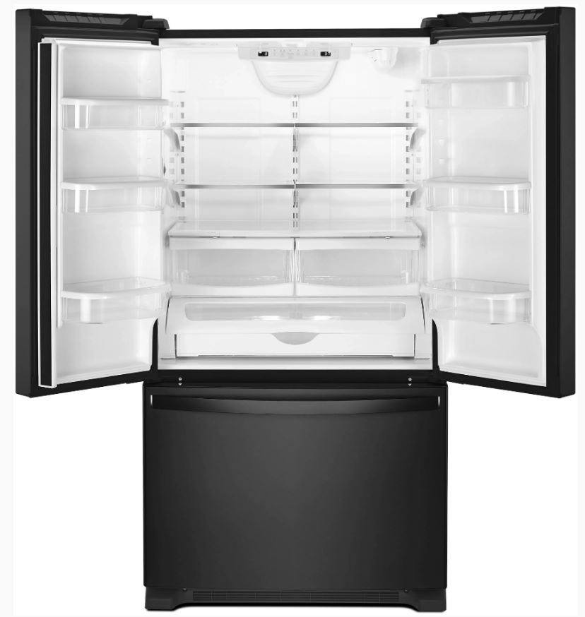 Whirlpool 33-inch Wide French Door Refrigerator - 22 cu. ft WRFF5333PB