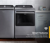 Whirlpool 7.4 cu. ft. Top Load Gas Dryer with Advanced Moisture Sensing WGD8127LC-Chrome Shadow