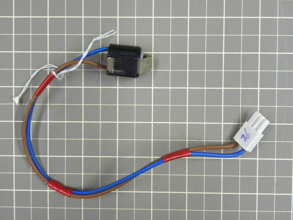 Magic Chef Refrigerator Defrost Thermostat (Style B) 1411298BLK