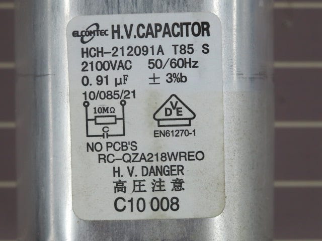 H.V. Capacitor RC-QZA333WRZZ