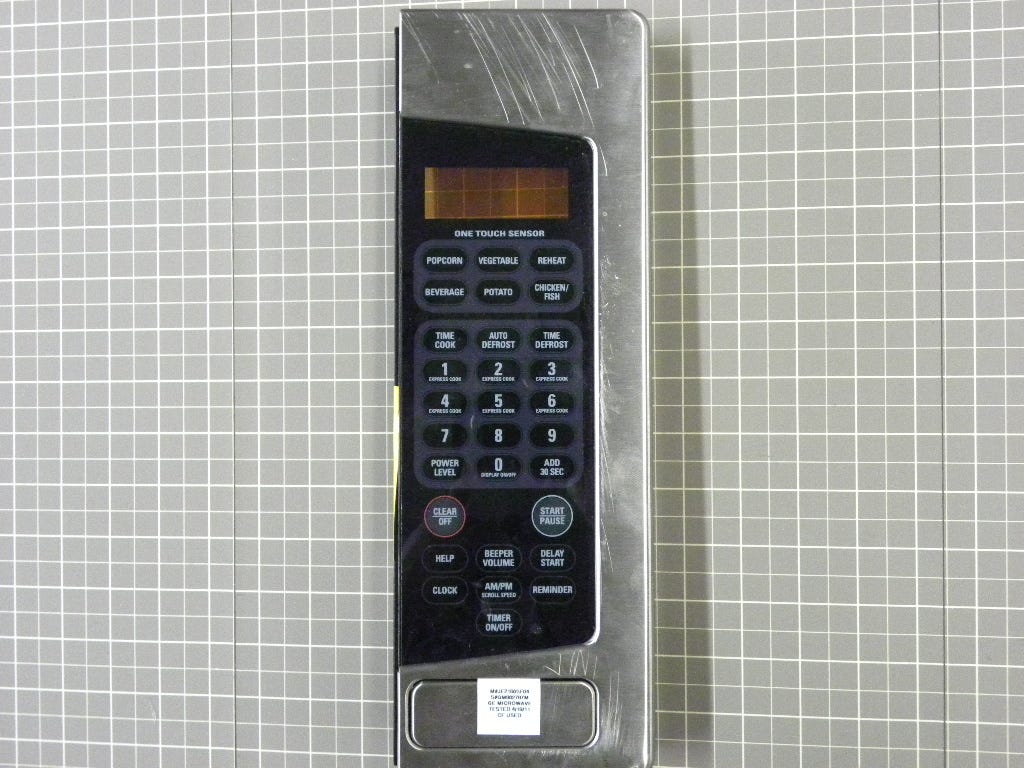 GE Microwave Control Panel WB27X10950