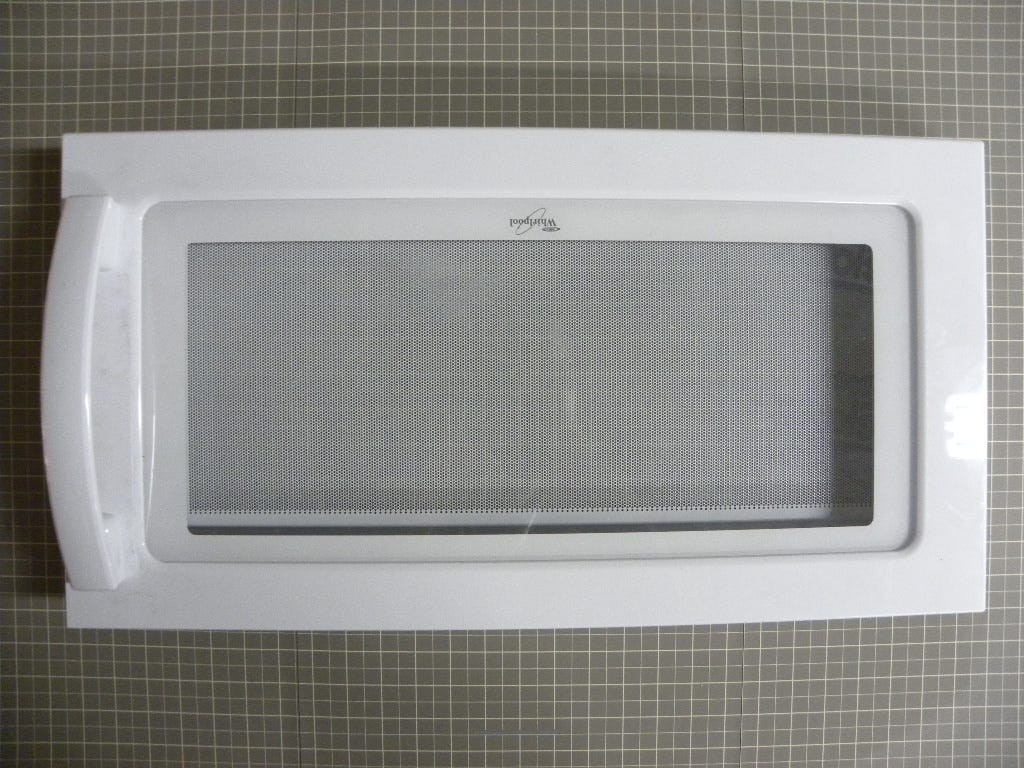 Whirlpool Microwave Complete Door (White) W10247772