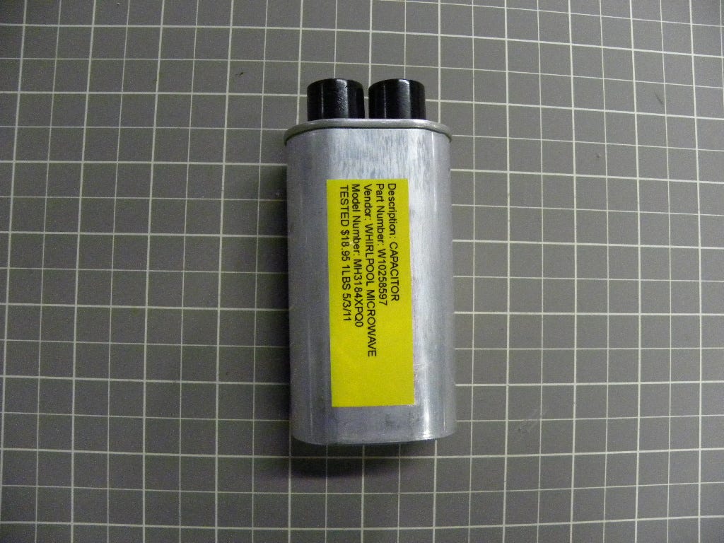 Whirlpool Microwave Capacitor W10258597