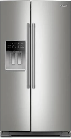 Maytag 36-inch Wide Counter-Depth Side-by-Side Refrigerator with Arctic Blue Interior - 20.6 Cu. Ft. MRSC6636RZ