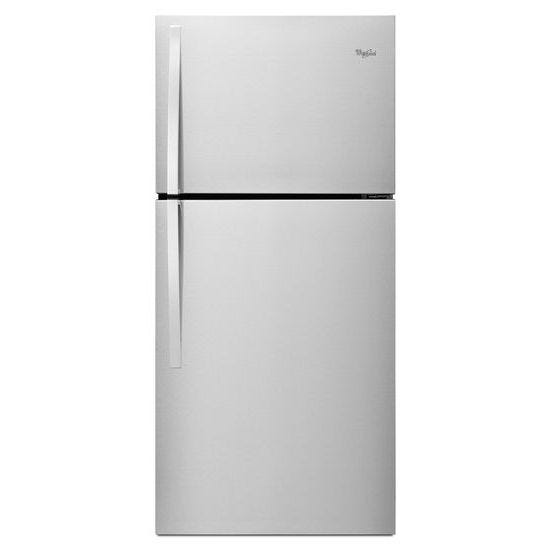 Whirlpool® 30-inch Wide Top-Freezer Refrigerator with LED Interior Lighting WRT519SZDM