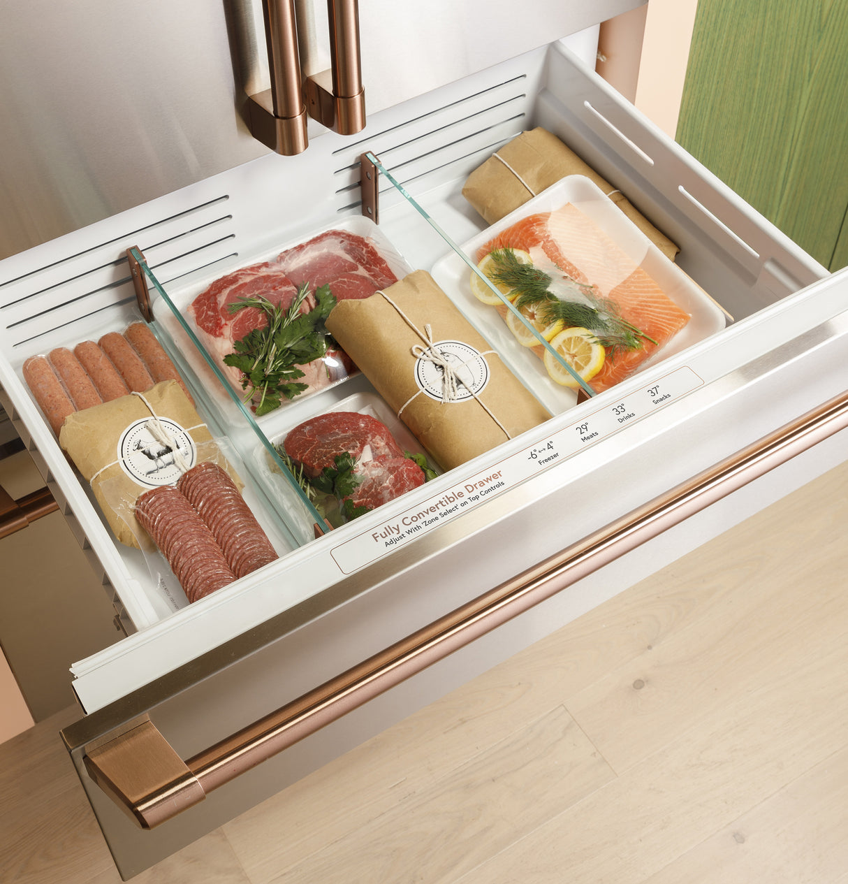 CAFE™ 36" Panel-Ready Integrated French-Door Refrigerator CIP36NK6ZII