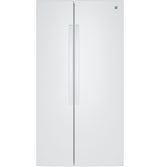 GE® 25 Cu. Ft. Icemaker Ready and Garage Ready Side-By-Side Refrigerator GUS25MGYWW