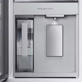Samsung Bespoke 36 in. 29 cu. ft. Standard Depth 4-Door Charcoal Glass/Matte Black French Door Smart Refrigerator w/Family Hub RF29BB89008M