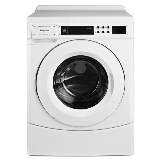 Whirlpool 27" Commercial High-Efficiency Energy Star-Qualified Front-Load Washer, Non-Vend CHW9160GW