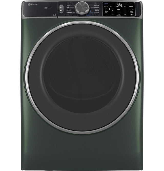 GE Profile™ ENERGY STAR® 7.8 cu. ft. Capacity Smart Front Load Electric Dryer with Steam and Sanitize Cycle PFD95ESPWGN