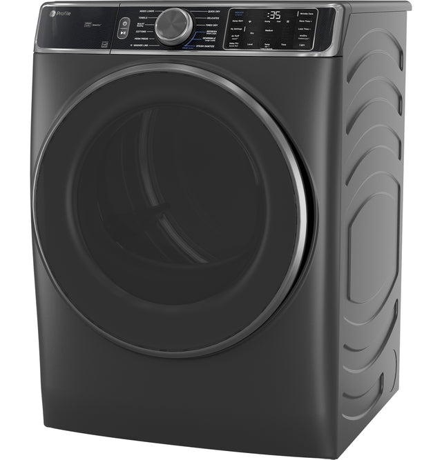 GE Profile™ ENERGY STAR® 7.8 cu. ft. Capacity Smart Front Load Electric Dryer with Steam and Sanitize Cycle PFD95ESPWDS