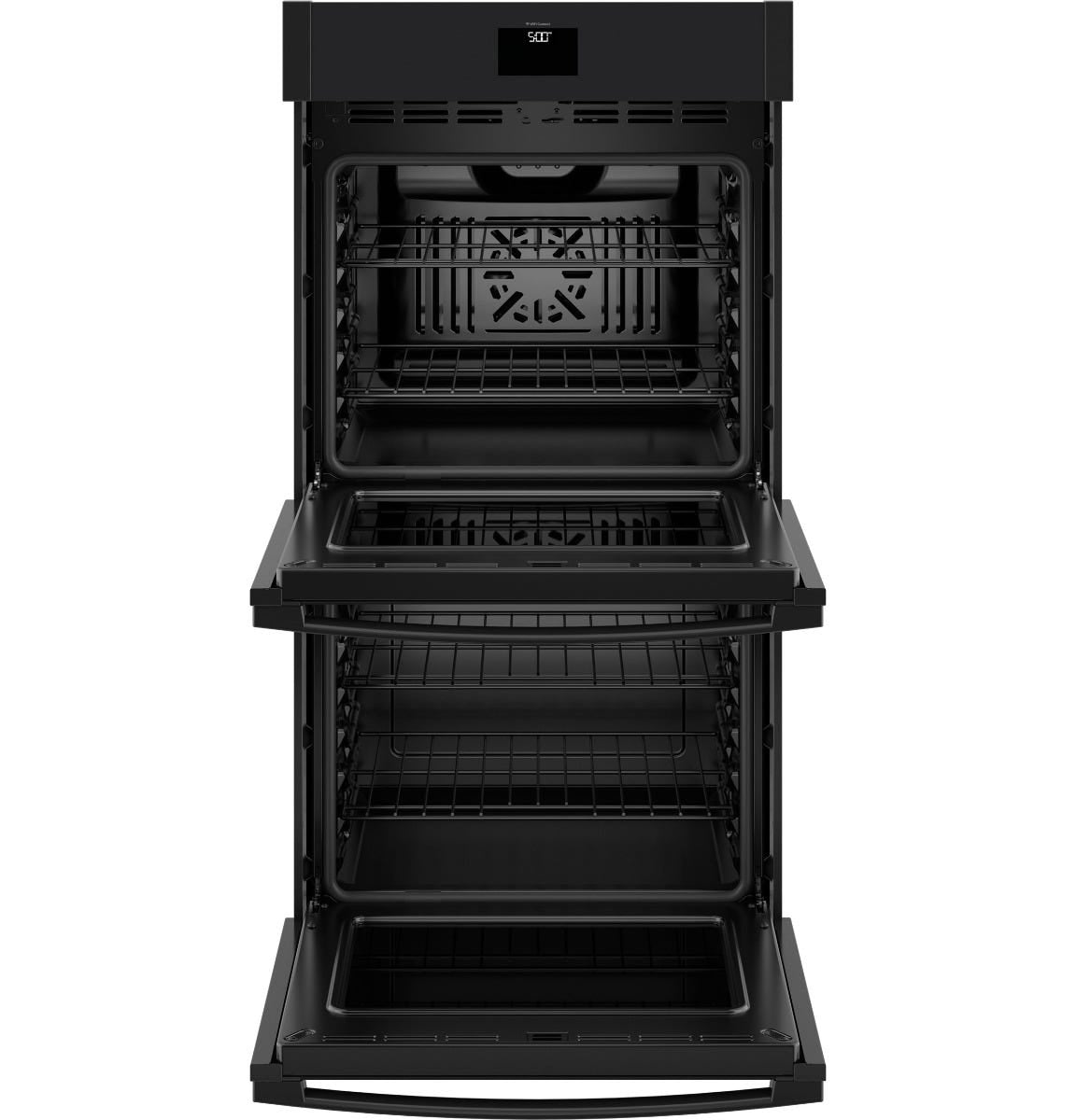 GE 27" Smart Built-In Convection Double Wall Oven with No Preheat Air Fry JKD5000DVBB