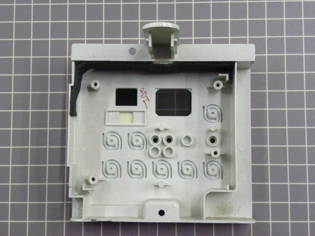 Control Panel and Switch Membrane (Escutcheon) WJ07X10056