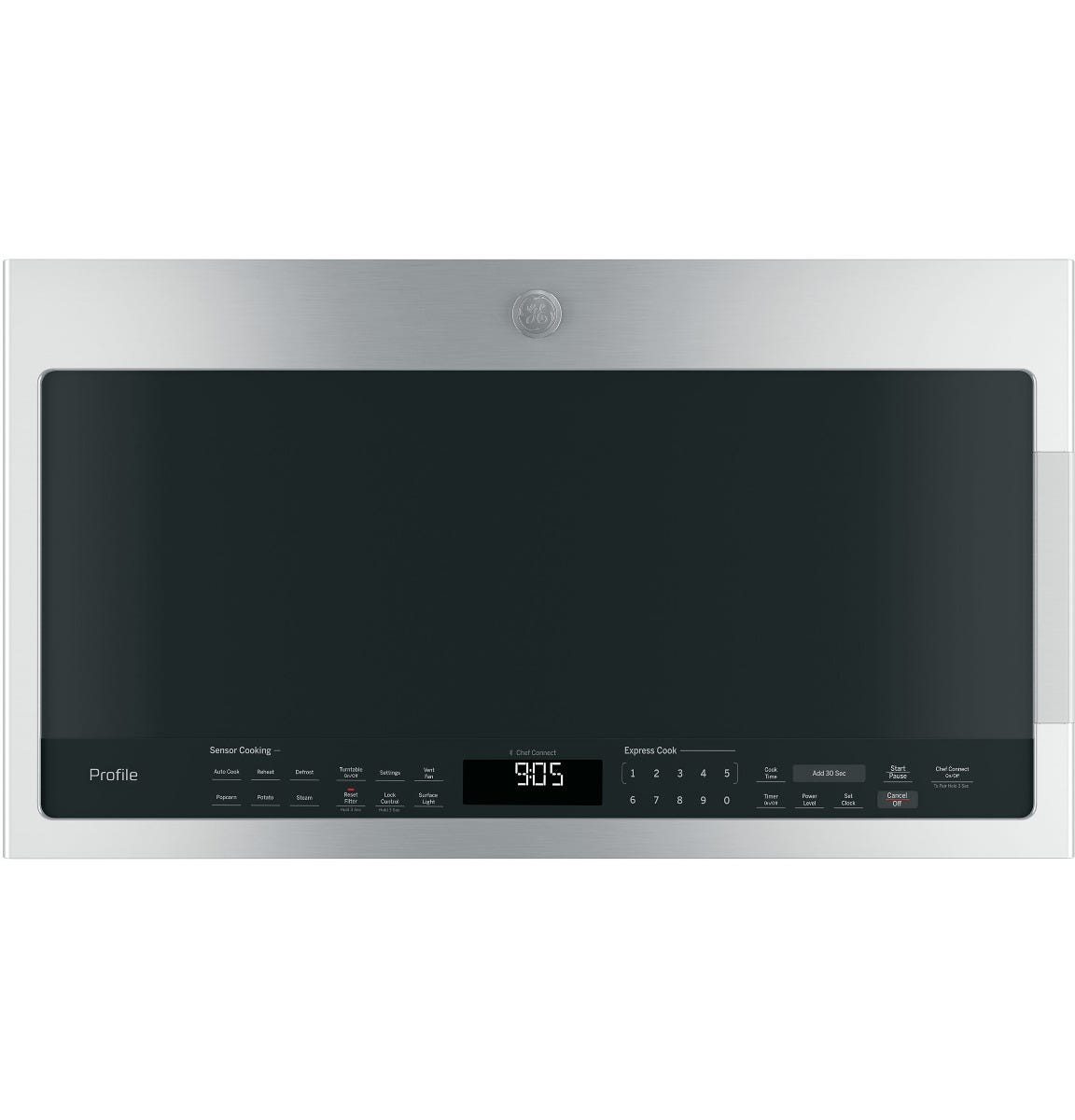 GE Profile Series 2.1 Cu. Ft. Over-the-Range Sensor Microwave Oven PVM9005SJSS
