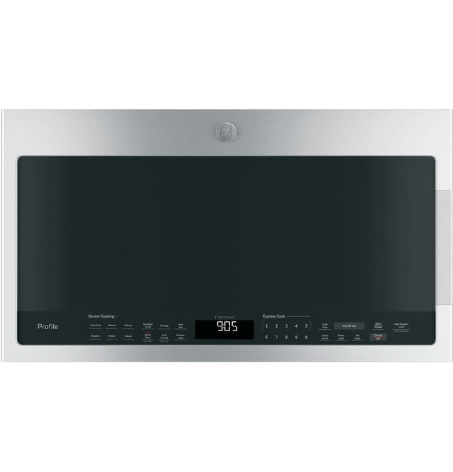 GE Profile Series 2.1 Cu. Ft. Over-the-Range Sensor Microwave Oven PVM9005SJSS