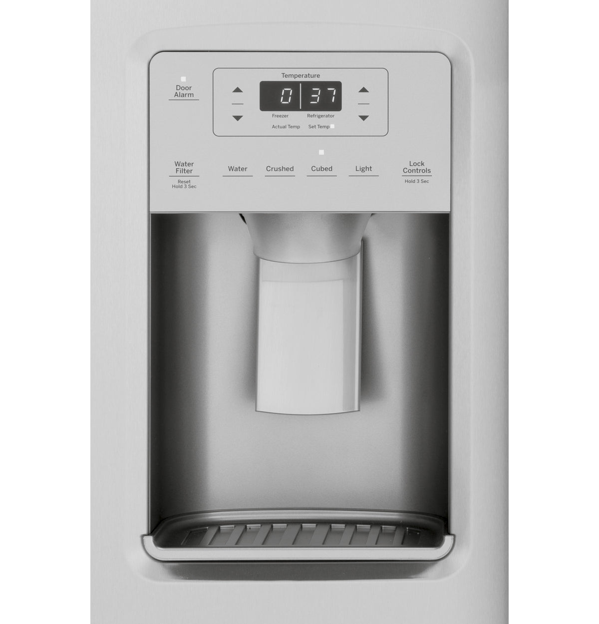 GE 21.8 Cu. Ft. Counter-Depth Fingerprint Resistant Side-By-Side Refrigerator GZS22IYNFS