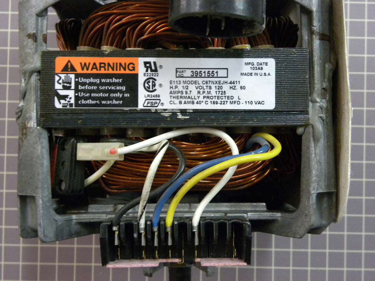 39200517 Motor Whirlpool 3951551 Drive Motor | Appliance Depot