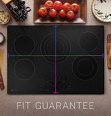 GE Profile 30" Built-In Touch Control Electric Cooktop PEP7030DTBB