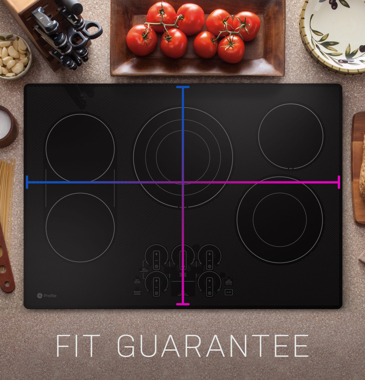 GE Profile 30" Built-In Touch Control Induction Cooktop PHP9030STSS