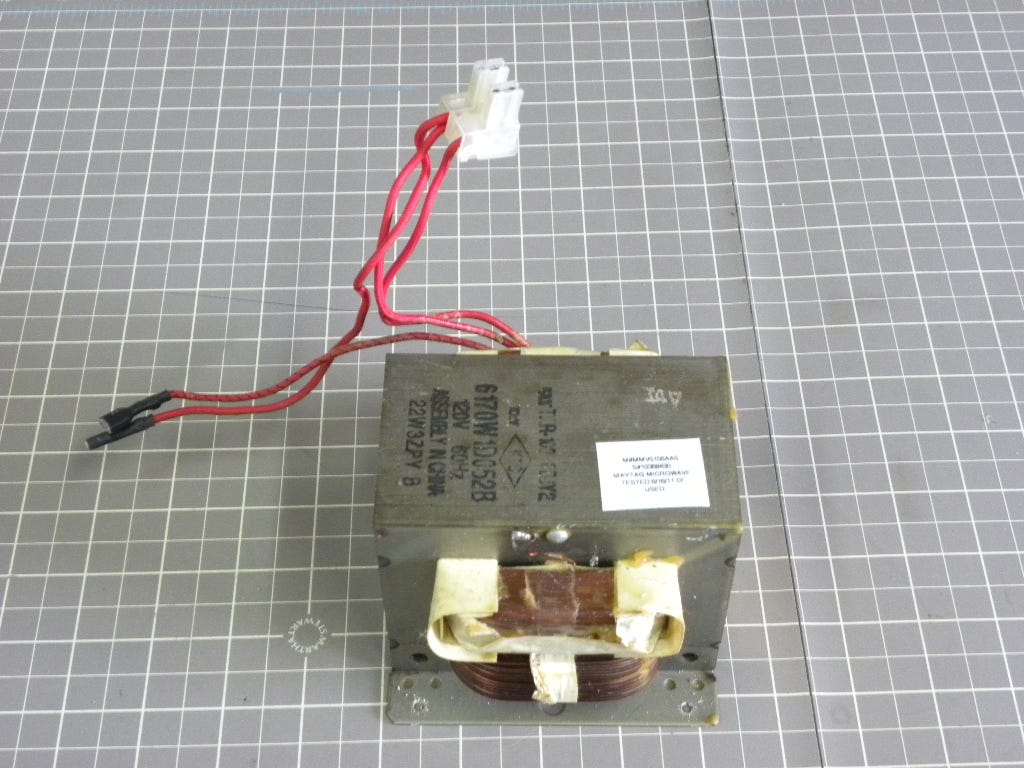 Whirlpool Microwave H/V Transformer W10275736