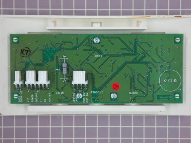 GE Refrigerator Dispenser Control and Board (Bisque) WR55X10445