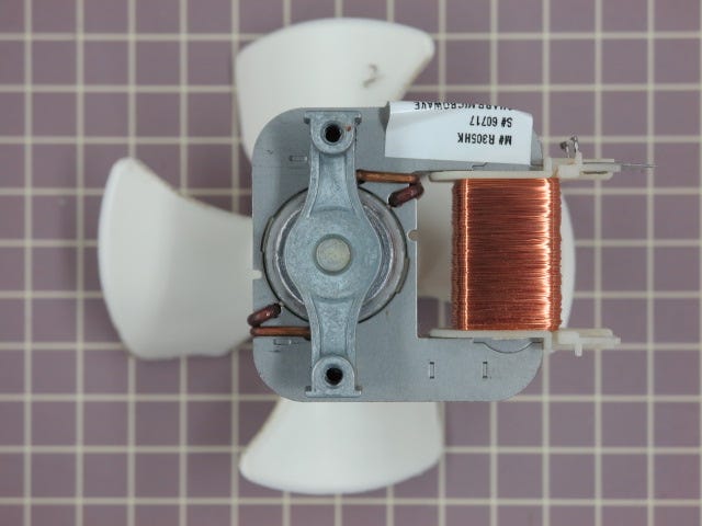 Sharp Microwave Fan Motor and Blade RMOTEA433WRZZ