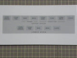 Control Panel Switch Membrane (White) 31795902W