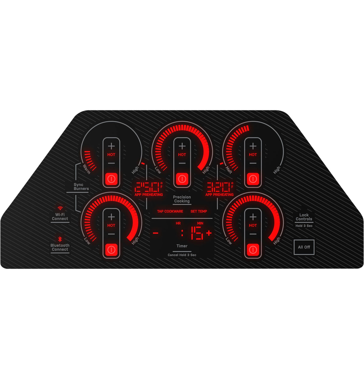 GE Profile 36" Built-In Touch Control Induction Cooktop PHP9036DTBB