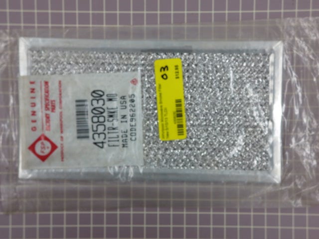 Whirlpool Microwave Smoke Filter 4358030