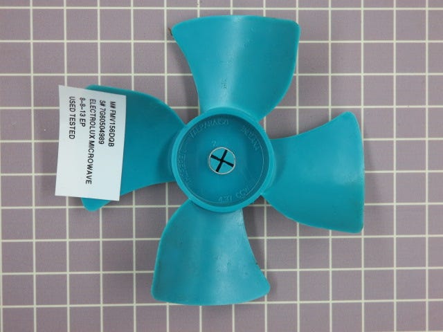 Electrolux Microwave Cooling Fan Blade 5304440843