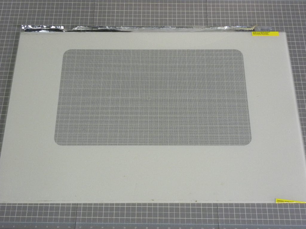 GE Range Door Glass (Almond) WB57K10014