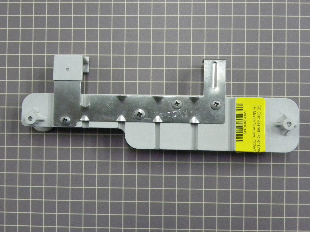 GE Dishwasher Roller Bracket and Rack Lever LH WD12X10149