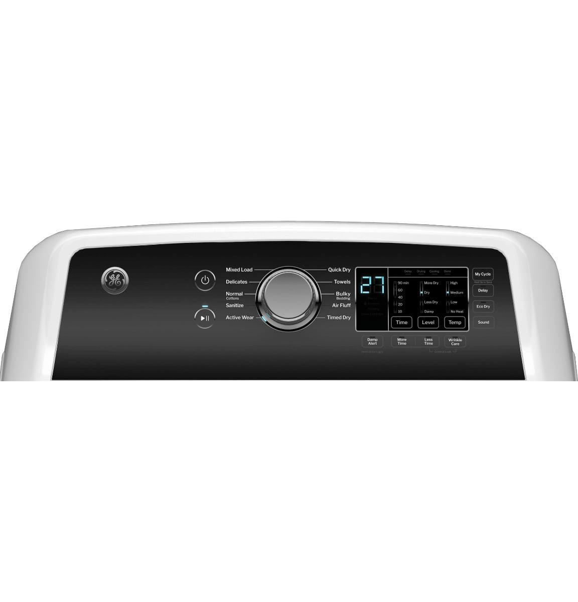 GE 7.4 cu. ft. Capacity with Sensor Dry Electric Dryer GTD58EBSVWS