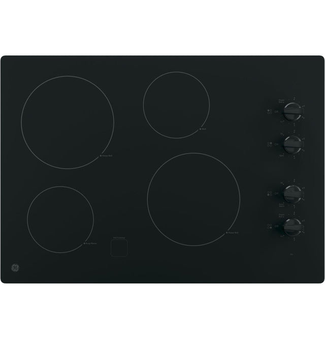 GE 30" Built-In Knob Control Electric Cooktop JP3030DWBB