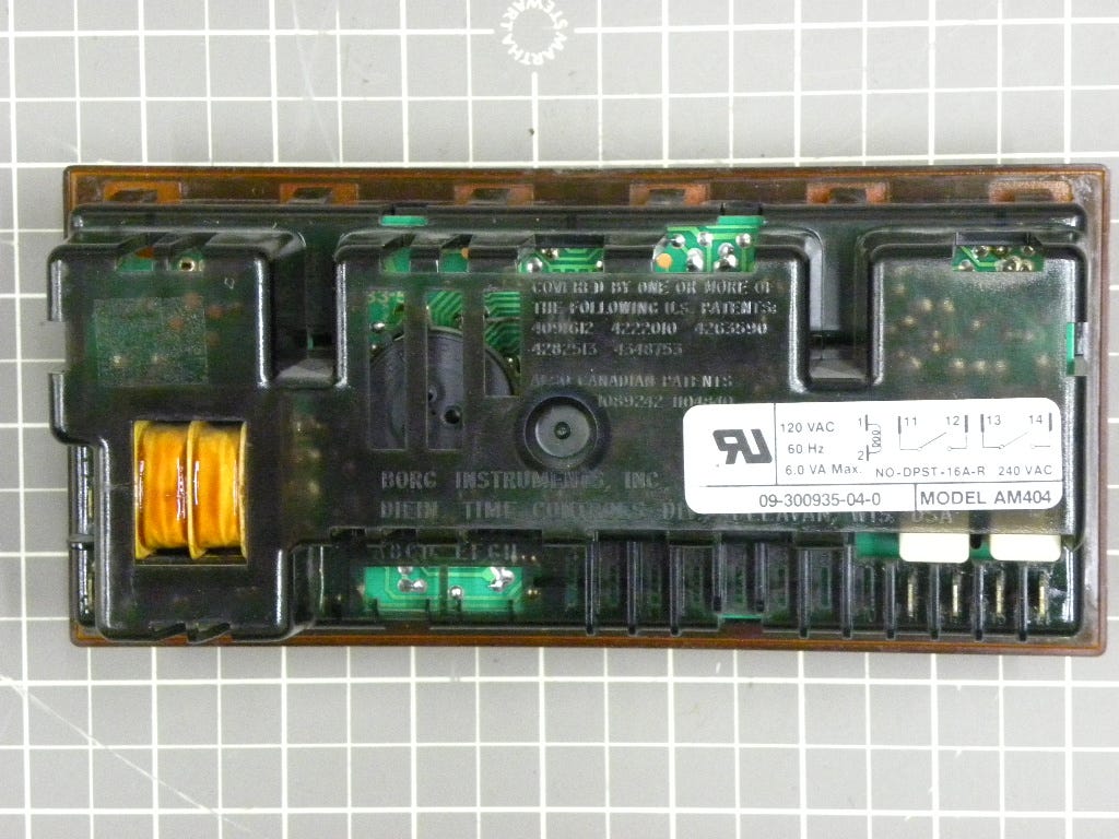 Whirlpool Range Clock 4179334