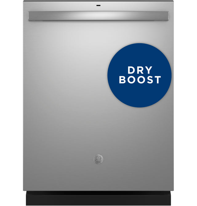 GE® ENERGY STAR® Top Control Hybrid Tub Dishwasher with Third Rack, Bottle Jets, Dry Boost & 50 dBA GDT595HYYFS