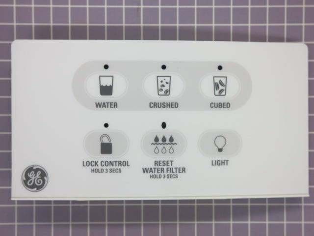 GE Refrigerator Interface Dispenser ASM (Bisque) WR55X10516