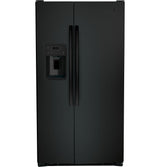 GE® 25.3 Cu. Ft. Side-By-Side Refrigerator GSS25GGPBB
