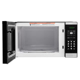 Danby 1.1 cu. ft. Countertop Microwave in Black and Stainless Steel DBMW1126BBS