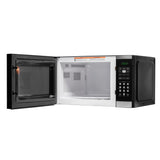 Danby 1.1 cu. ft. Countertop Microwave in Black and Stainless Steel DBMW1126BBS