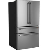 Café™ ENERGY STAR® 23.2 Cu. Ft. Smart Counter-Depth 4-Door French-Door Refrigerator With Dual-Dispense AutoFill Pitcher CJE23DP2WS1