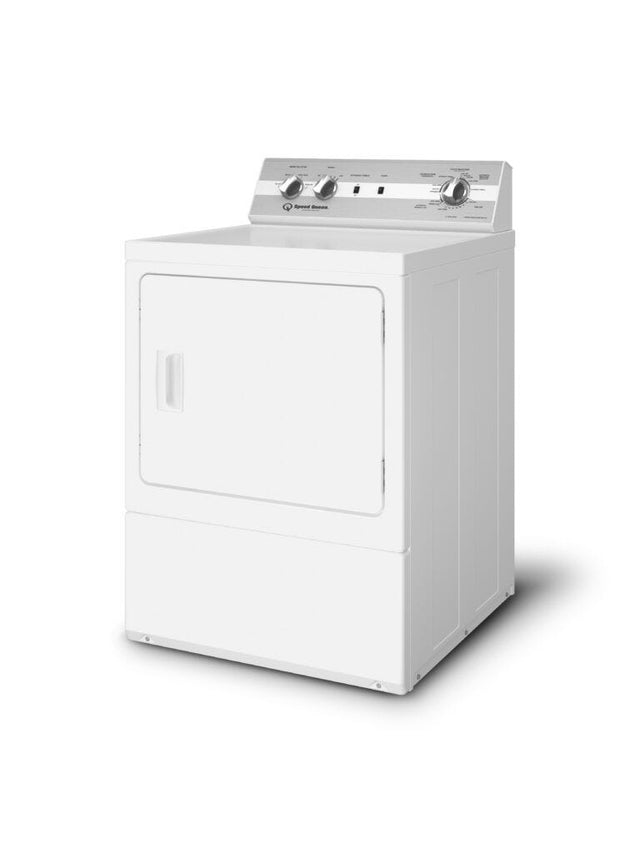 Speed Queen DC5 Sanitizing Electric Dryer with Extended Tumble | Reversible Door | 5-Year Warranty DC5003WE