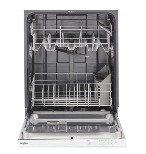 Whirlpool 55 dBA Quiet Dishwasher with Adjustable Upper Rack WDP560HAMW