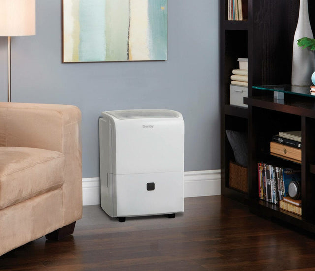 Danby 40 Pint Dehumidifier in White DDR040EB2WDB