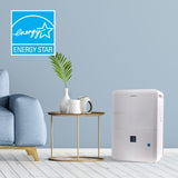 Danby 50 Pint Dehumidifier with Pump in White DDR050BJP2WDB