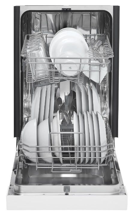 Danby 18” White Built-In Dishwasher DDW1804EW