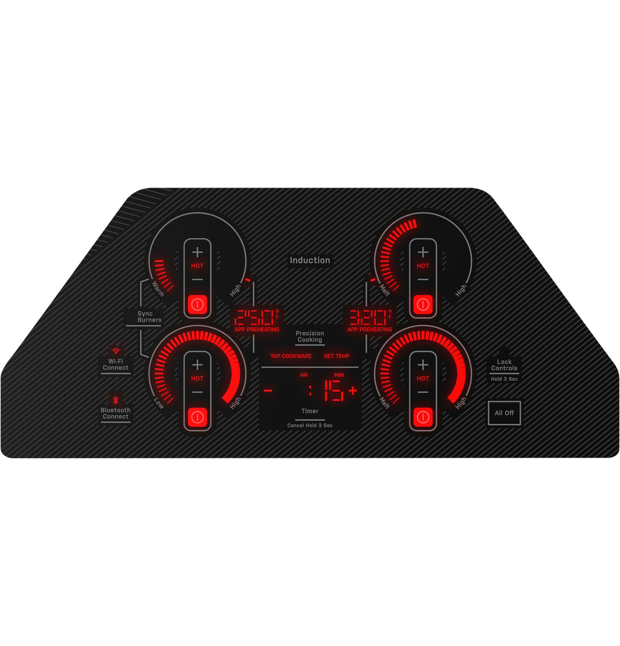 GE Profile 30" Built-In Touch Control Induction Cooktop PHP9030STSS