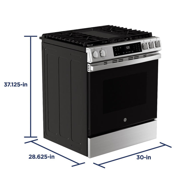 GE® 30" Slide-In Front-Control Gas Range GGS500PVSS