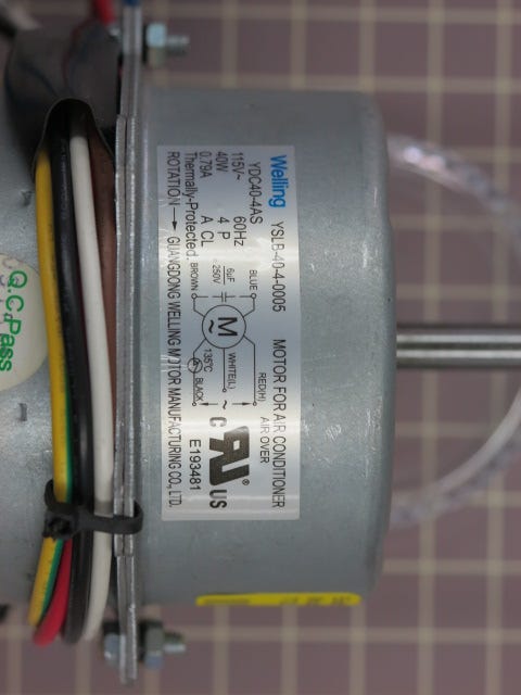 Electrolux Dehumidifier Fan Motor FDM70S1